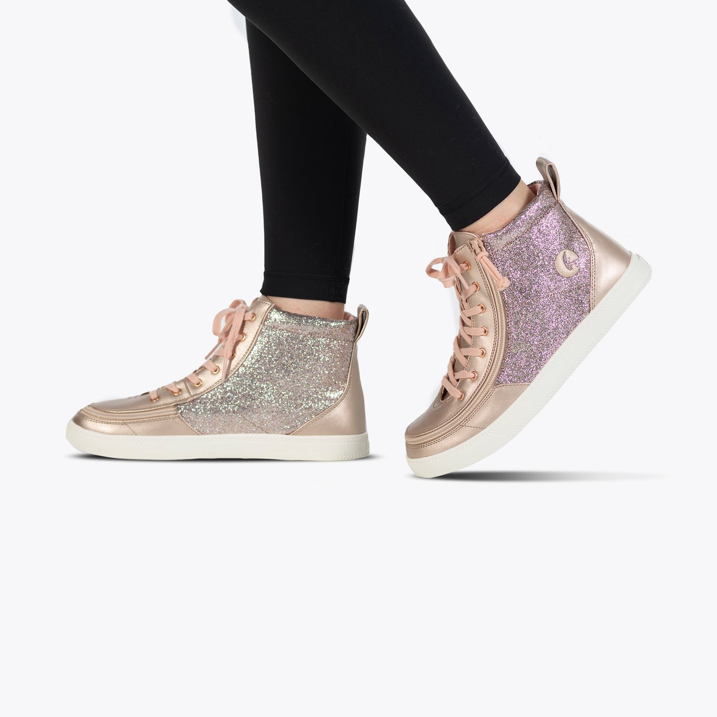 RoseGold Unicorn BILLY Classic Lace High Tops