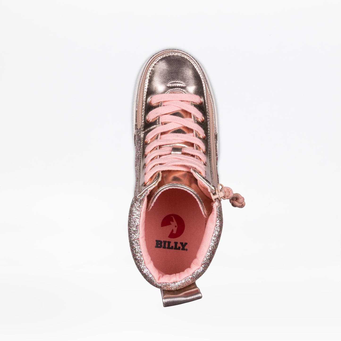 RoseGold Unicorn BILLY Classic Lace High Tops