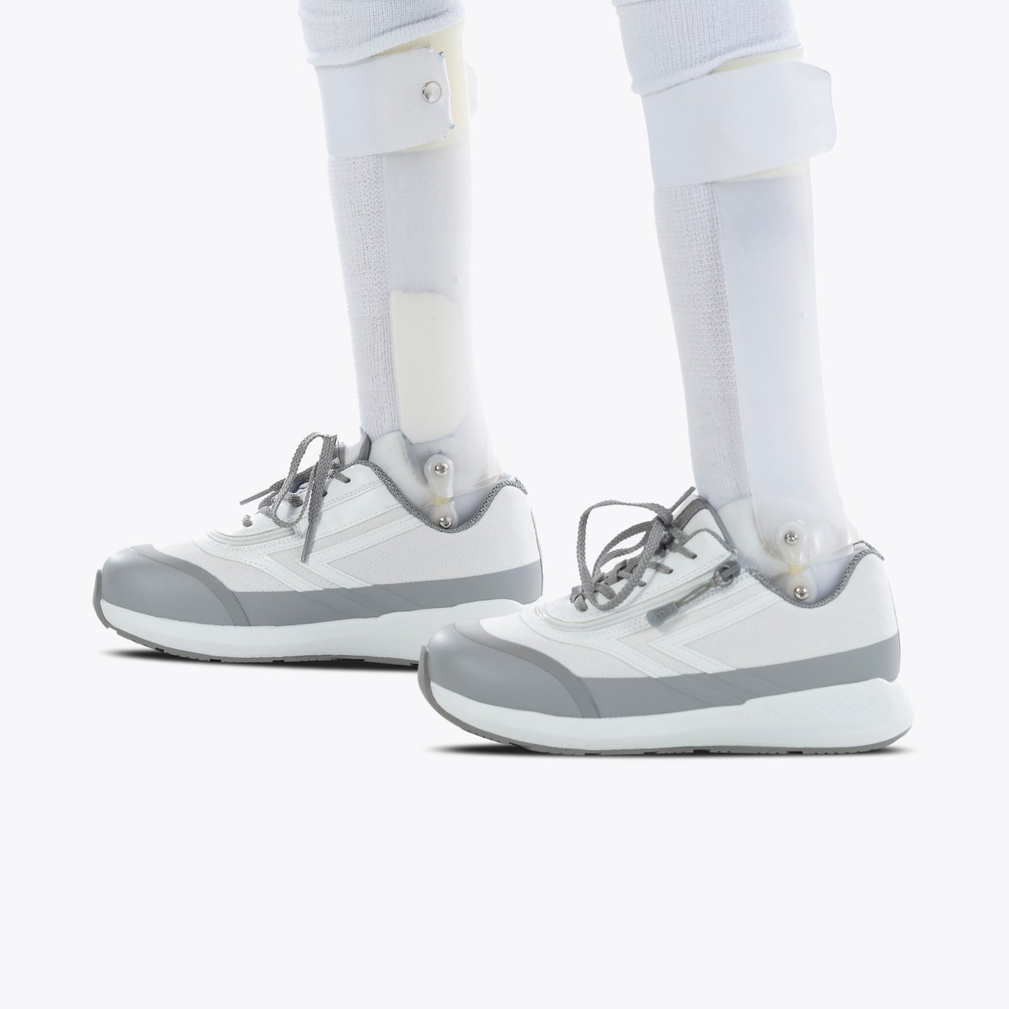 White BILLY Goat AFO-Friendly Shoes