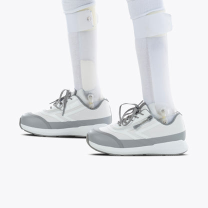 Toddler White BILLY Goat AFO-Friendly Shoes