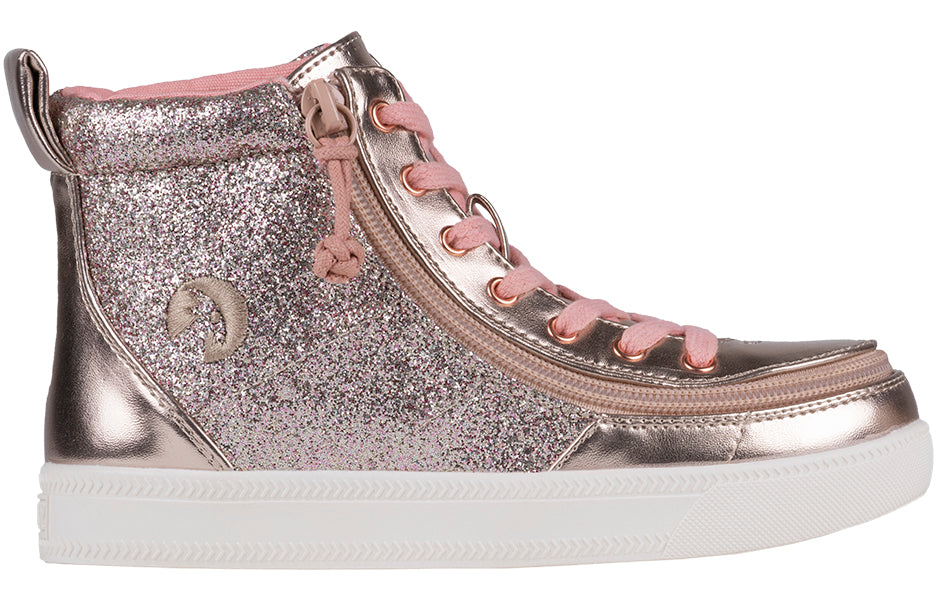 RoseGold Unicorn BILLY Classic Lace High Tops