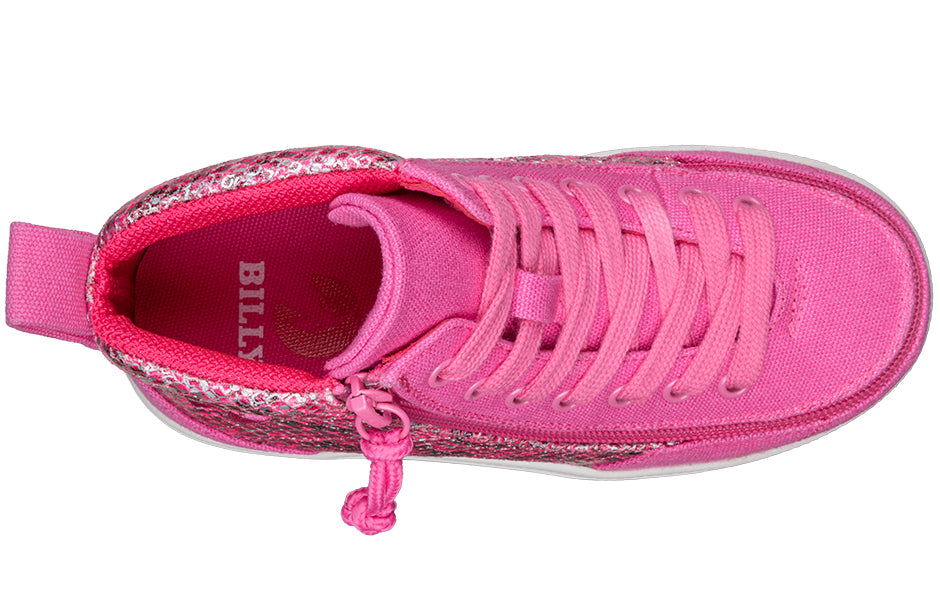 Fuchsia Snake BILLY Classic D|R II High Tops