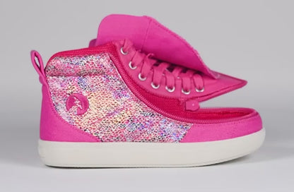 Fuchsia Snake BILLY Classic D|R II High Tops