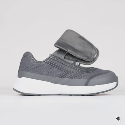 Toddler Charcoal BILLY Goat AFO-Friendly Shoes