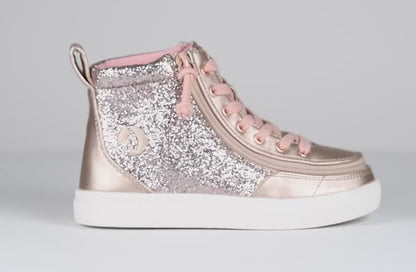 RoseGold Unicorn BILLY Classic Lace High Tops