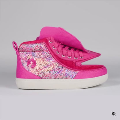 Fuchsia Snake BILLY Classic D|R II High Tops